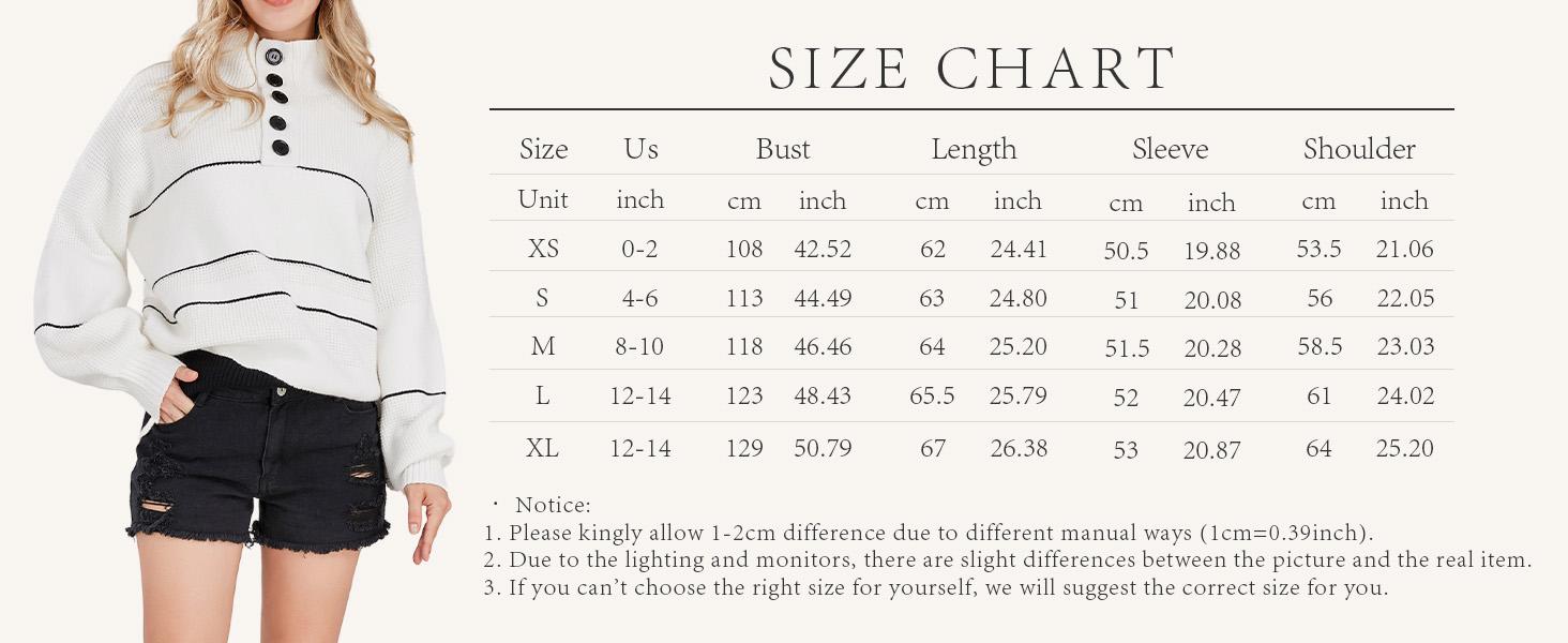 CHARTOU Women's Autumn/Winter Loose Striped Sweater 1/2 Button Collar Hoodie Waffle Knitted Sweater CHARTOU Women's Autumn/Winter Loose Striped Sweater 1/2 Button Collar Hoodie Waffle Knitted Sweater