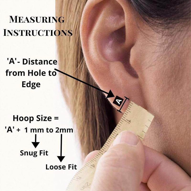 MIDEEO 8 Pcs Huggie Hoop Earrings 6mm/8mm/10mm/12mm 14K Gold Plated Hypoallergenic for Women Lightweight Perfect Gift