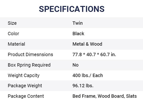 Allewie Twin Over Twin Bunk Bed with Rustic Wooden Accents, 【Frame Only No Mattress】Sturdy Metal Frame, Space-Saving Design, Noise-Free, Black,#TikTokShopBlackFriday #Christmas Gifts Allewie Twin Over Twin Bunk Bed with Rustic Wooden Accents, 【Frame Only No Mattress】Sturdy Metal Frame, Space-Saving Design, Noise-Free, Black,#TikTokShopBlackFriday #Christmas Gifts