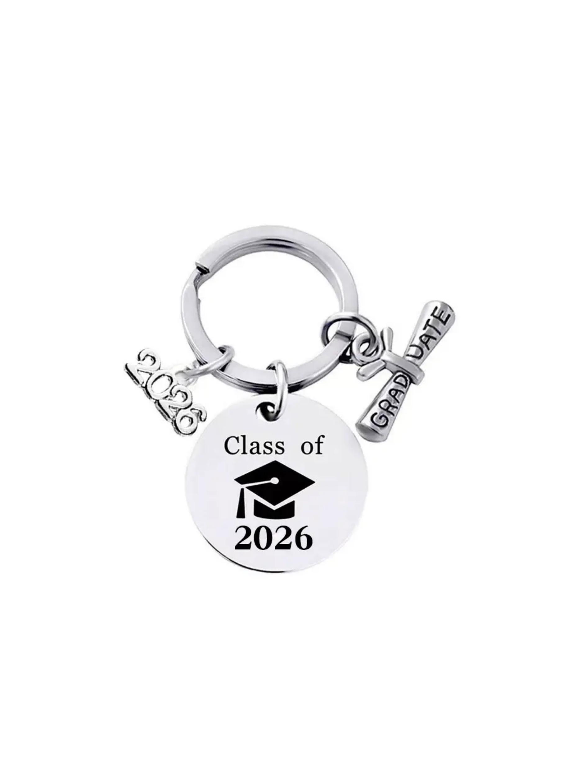 Class of 2026 Graduation Keychains Keyring Graduation Party Favors Gifts