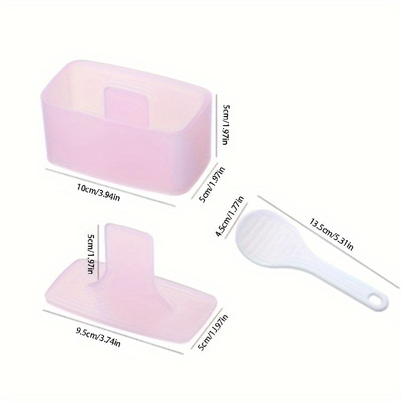 2pcs(a mold and a rice spoon) Non-Stick Spam Musubi Mold For Perfectly Shaped Sushi Rice Balls And Onigiri Press Mold for restaurant kitchen