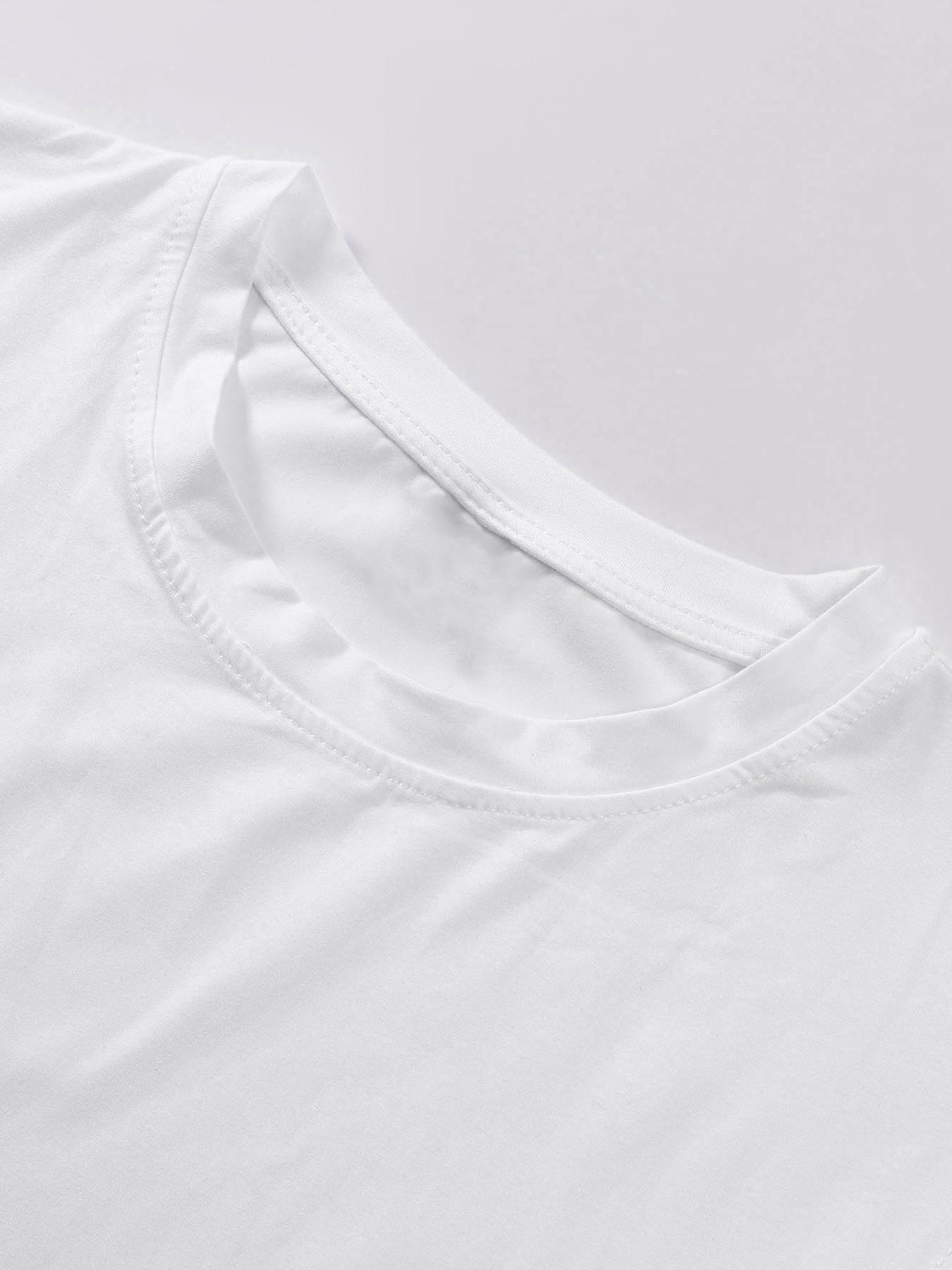 Large Size Men's 4-Piece Set, Casual Loose-Fitting Graphic Top, Plain Surface Cut Out Design, Unlined Clothing for Comfort, Sleeveless Casual Clothes, Menswear, Vest Tops