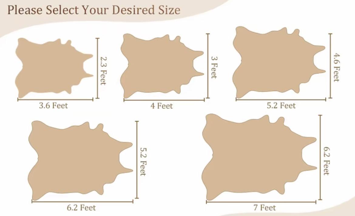 LOCHAS Faux Cowhide Rug | Pet & Kid-Safe Non-Slip Non-Shedding Carpet, Scratch Resistant Floor Mat for Modern Farmhouse, Nursery Playroom, Easy Clean Living Room Decor