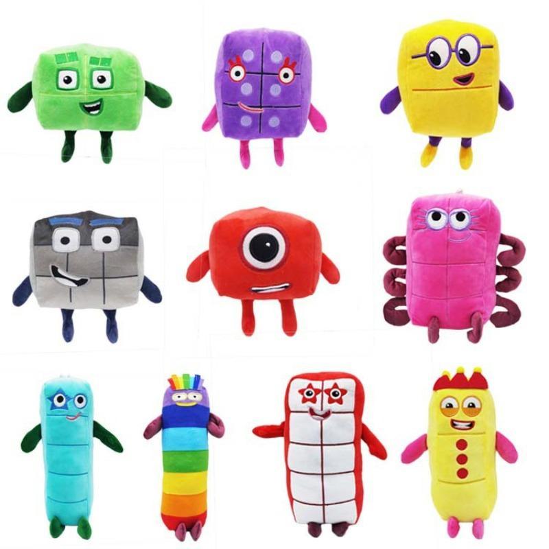 Doll Numberblocks digital building block plush toy early childhood doll cute