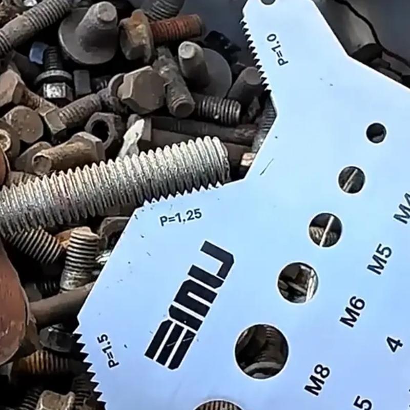 Precision Screw Measurement Tool, Accurate Reliability Accuracy Convenience Screwdriver Gauge for DIY Projects, Essential Hand Tools for Home Repair & Construction