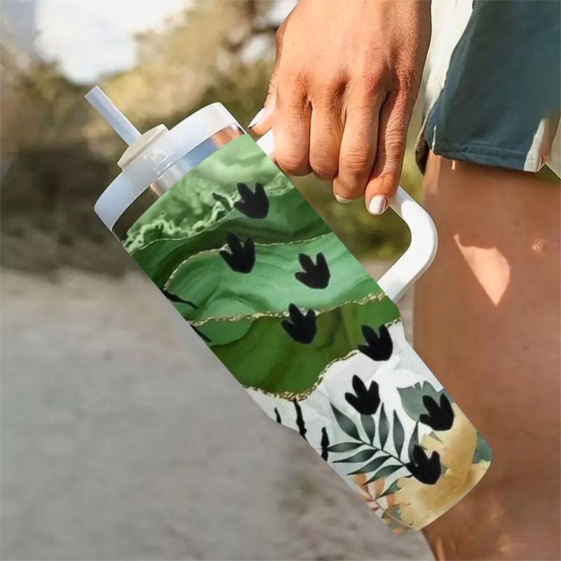 1pc Dinosaur Water Cup, Insulated Travel Mug, Leak-Proof Reusable Bottle, BPA-Free, Outdoor & Daily Use, Multiple Styles Available