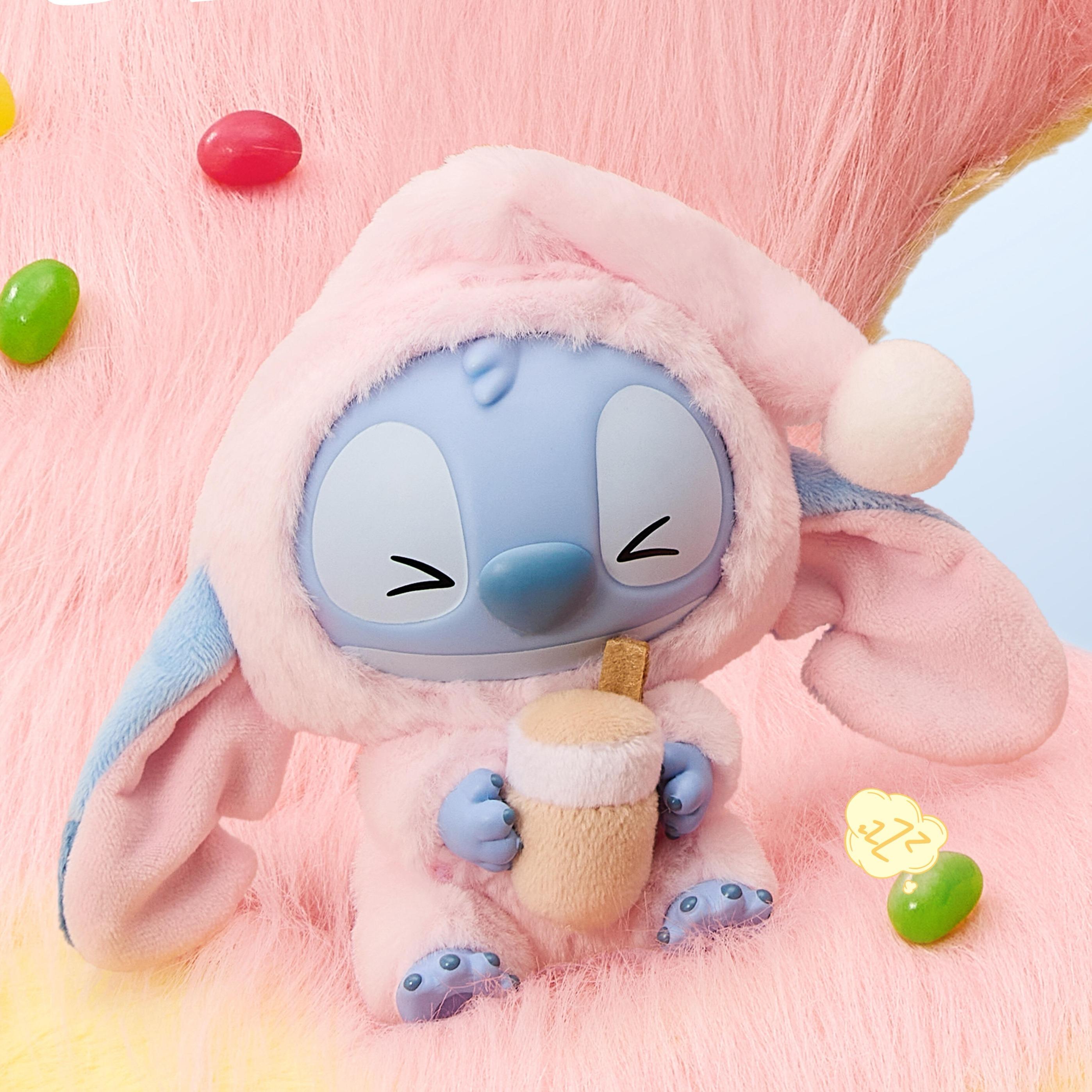 Disney Lilo & Stitch Eat Something Before Sleep Series Blind Box - Vinyl Plush Pendant Mystery Box Cute Doll Surprise Gift Toy For Stitch Moive Disney Fans Kid Birthday For Women Bag Charms