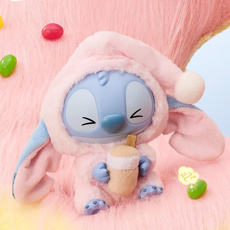 Disney Lilo & Stitch Eat Something Before Sleep Series Blind Box - Vinyl Plush Pendant Mystery Box Cute Doll Surprise Gift Toy For Stitch Moive Disney Fans Kid Birthday For Women Bag Charms