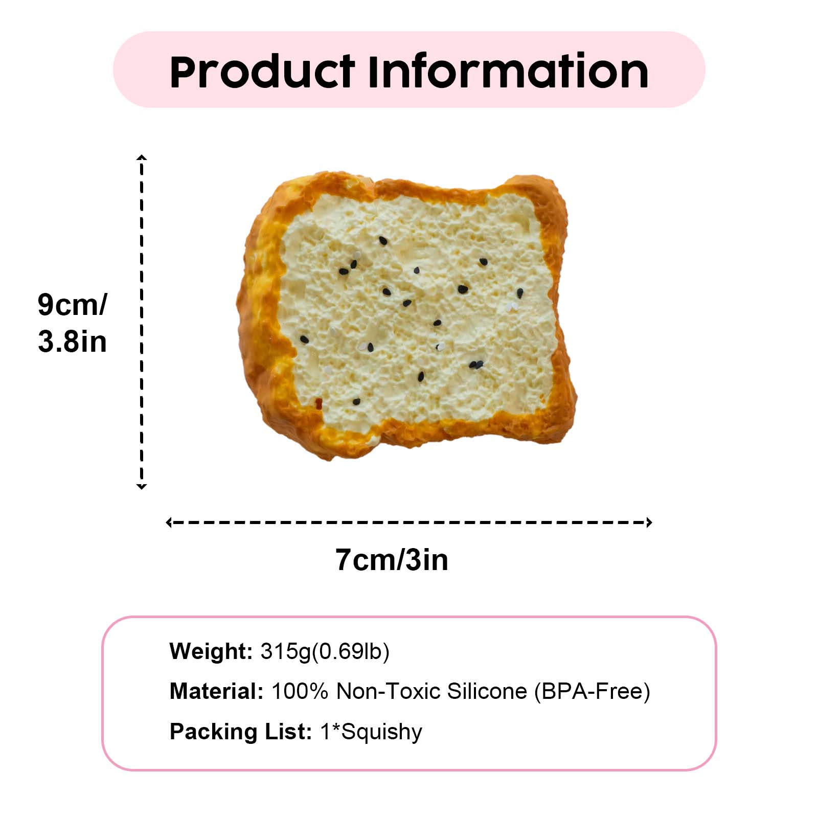 [WenQing Taba Squishy] Handmade taba squishy squishies/yellow bread series, best-selling in the store Sticky Squeeze Toys Gift for kids gift Taba taba squishies Gifts For Children's Day Stress Relief Toy Yellow bread series squishy deck stress ball Putty