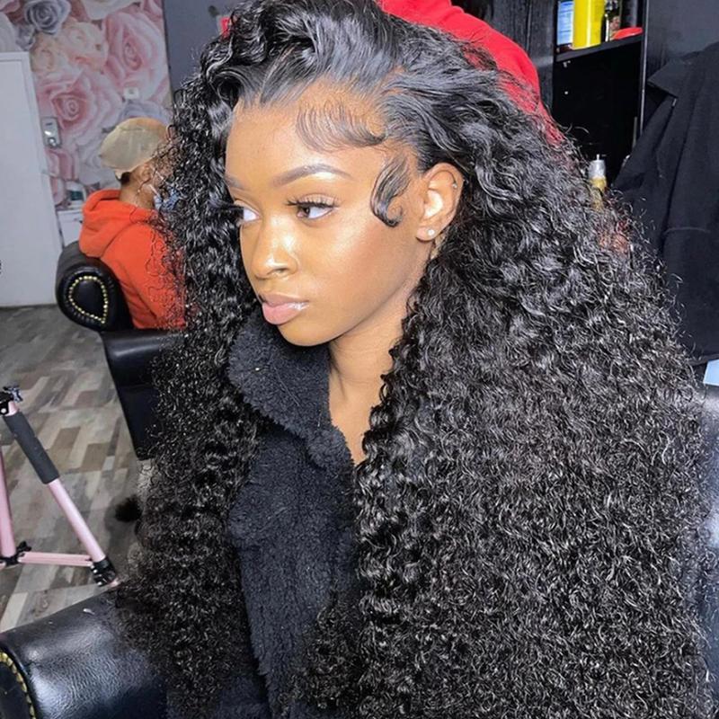 Bling Hair Fashion 13x4 13x6 Deep Wave HD Lace Front Wig Human Hair 180% density Transparent Lace Frontal Wigs For Women Real Hair Wigs PrePlucked Lace Front Wig Bling Hair Fashion 13x4 13x6 Deep Wave HD Lace Front Wig Human Hair 180% density Transparent Lace Frontal Wigs For Women Real Hair Wigs PrePlucked Lace Front Wig