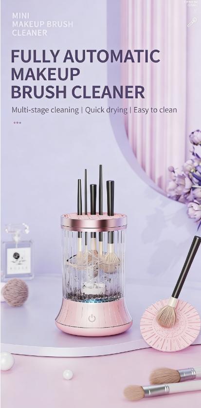 New USB Plug-In Makeup Brush Automatic Cleaner, Electric Lazy Person Quick Dry Cleaning Tool, Essential Beauty Accessory