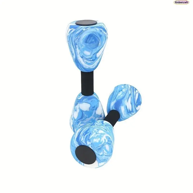 Aquatic Fitness Dumbbells, EVA Foam Barbell Weights for Low-Impact Pool Workouts and Water Rehab Equipment, Lightweight, Aquatic Fitness Equipment, Workout Equipment, Exercise Equipment