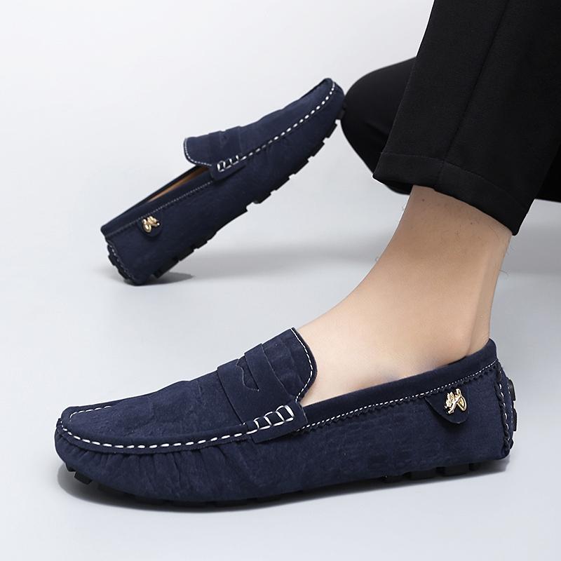 New Men's Velvet Loafers 2026, Multiple Colors Available, Classic Plain Design, Anti-Slip Rubber Sole, Comfortable Casual Walking Shoes