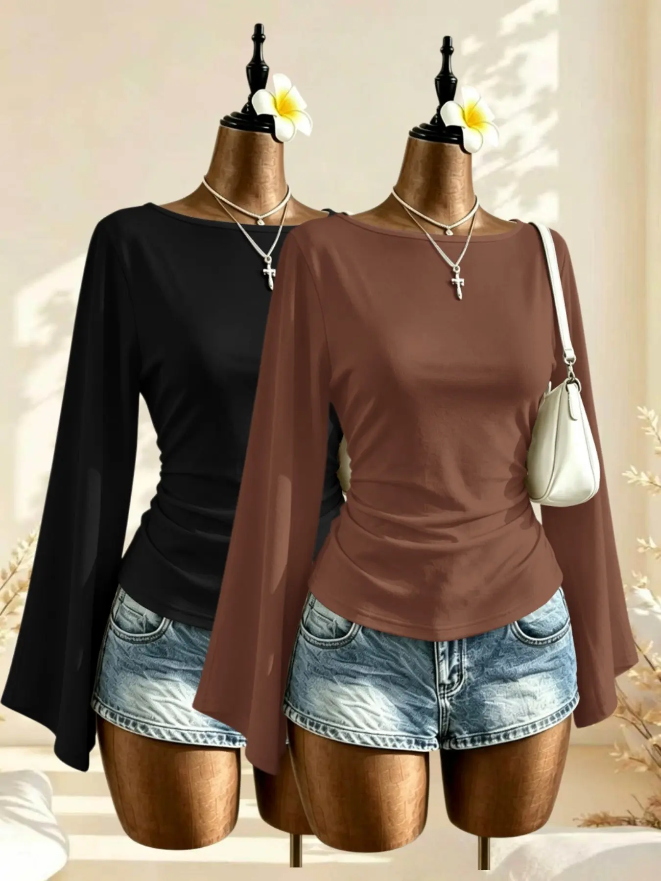 Black + Dark Brown