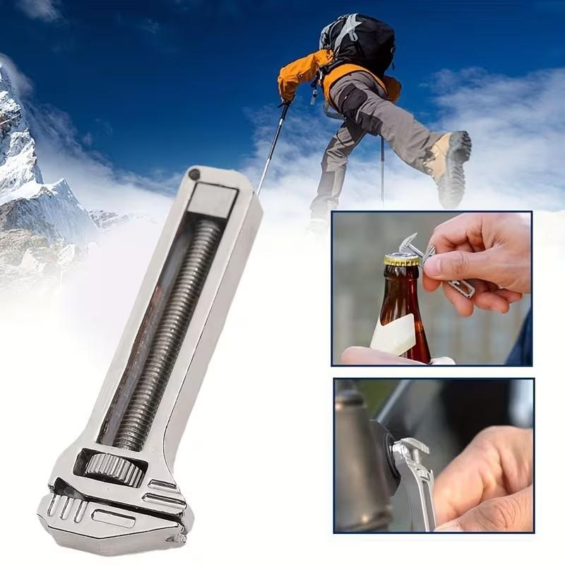 Ergonomic Mini Wrench, Durable Design for Outdoor Camping, Emergency Survival, Portable Industrial Tools, Versatile Tool, Global Use