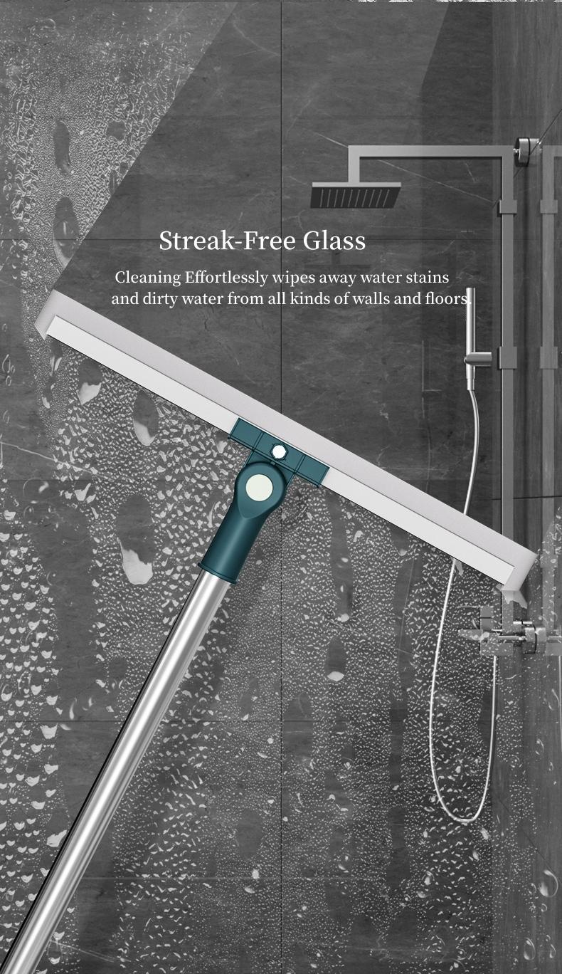 Magic Mop |3-Piece Kit All Surface Sweeper andSqueegee for Wet and Dry Cleaning Dust, Dirt,Liquids, Pet Hair, Tile, Hardwood Floors