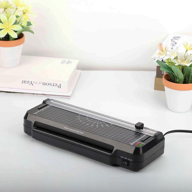 2-in-1 Portable Laminator, Efficient Quiet A4 Thermal Laminator Machine , A4 Laminator With Professional Cold & Hot System, Suitable For Home, Office, School, Business Use , Ideal Gift For Mother, Family And Friends