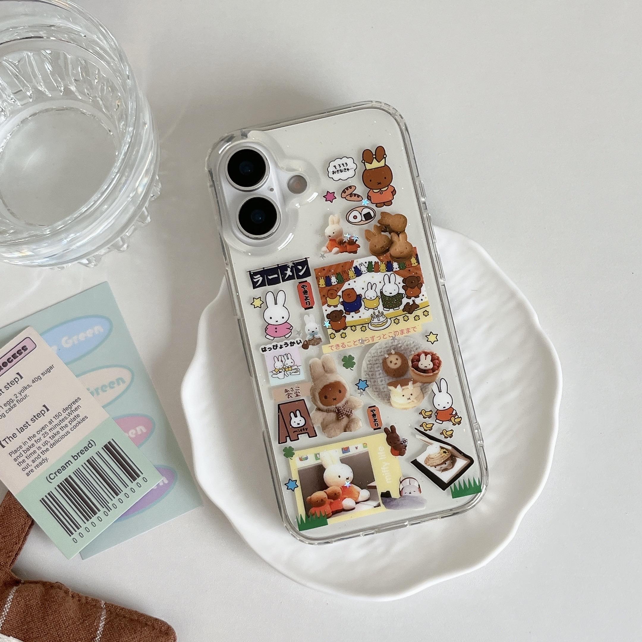 Miffy Rabbit Apple iPhone Case, Casing, Compatible with iPhone 17 Pro Max, 16 Pro Max, 15 Pro Max, 14 Pro, Creative, Fashionable & Protective Phone Cover