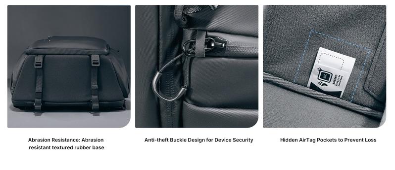 Ulanzi BP09 Camera Backpack 22L Large Capacity Waterproof Digital SLR Camera Photography Travel Bag Tripod Holder Outdoor Video