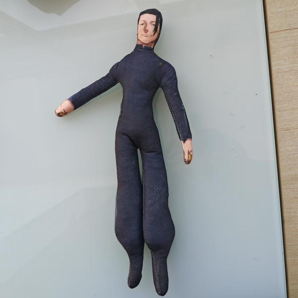 Anime Jujutsu Gojo Satoru Itadori Yuji Cosplay Keychain Plush Cotton Doll Slender Twistable Shape Room Abstract Decoration