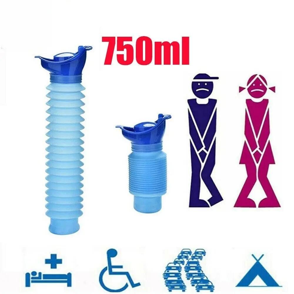 Women's Outdoor Urinal Silicone Portable Urine Bucket, Leak-Proof Emergency Car Camping, Hygienic Easy Clean, Model 001