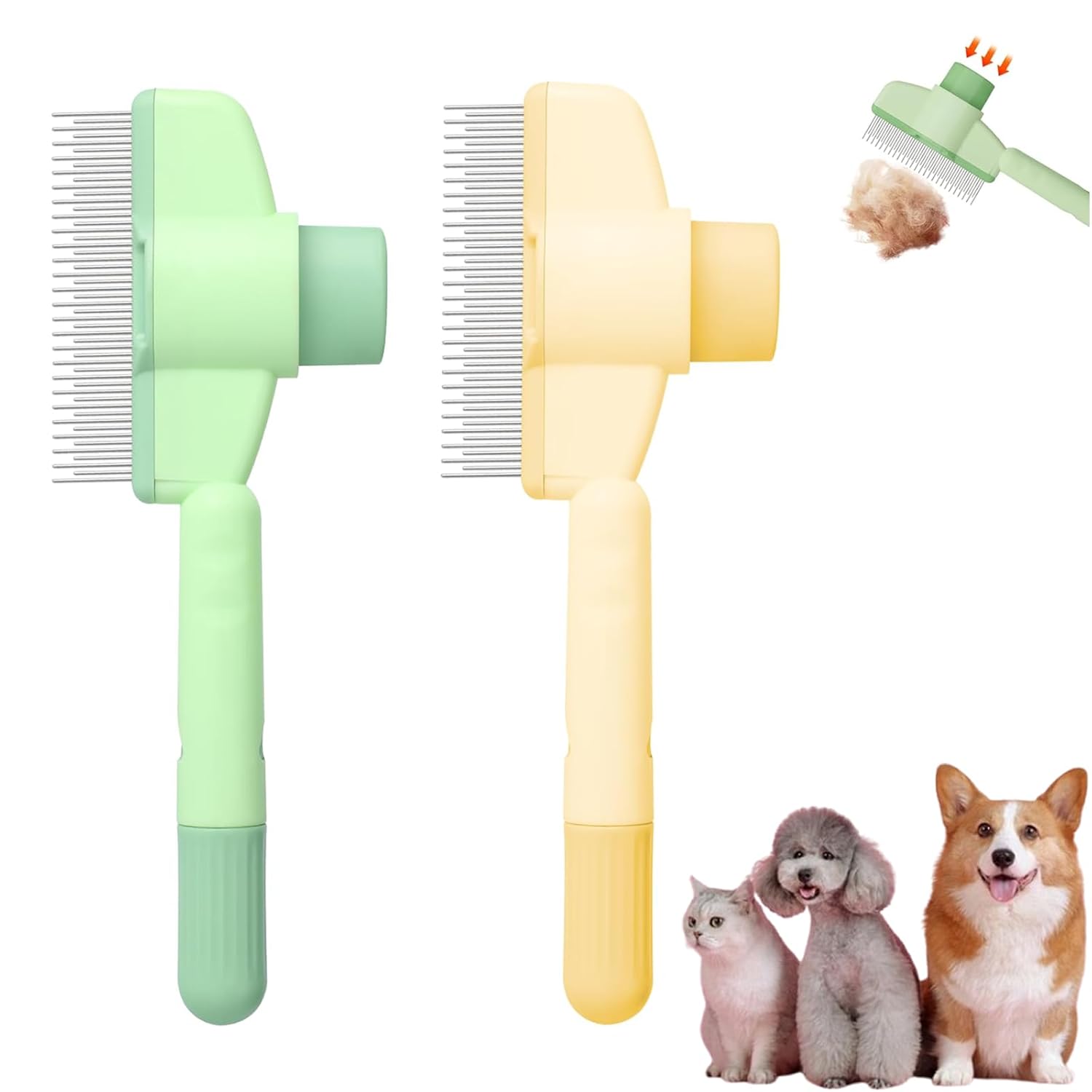 Avatore Cat Brush, Multi-Functional Pet Grooming Tool, Reduces Shedding & Pain Relief, Suitable for Short Hair Cats & Long Hair Cats