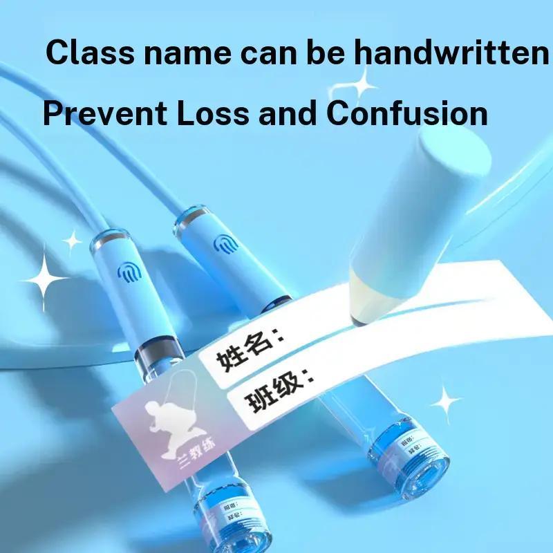 Factory Direct Kids Jump Rope Double Bearing Transparent for Preschoolers Beginners Students PE Test Speed Training