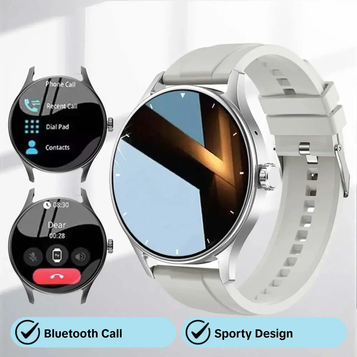 New Classic 2026 Multifunctional Smartwatch with Calls, Step Tracker Watch, Fashion Digital Watch, Music Control BT-compatible, Unisex Sports Watch, Android iOS Support, Wireless Smart Watch, Sports Tracking Smartwatch