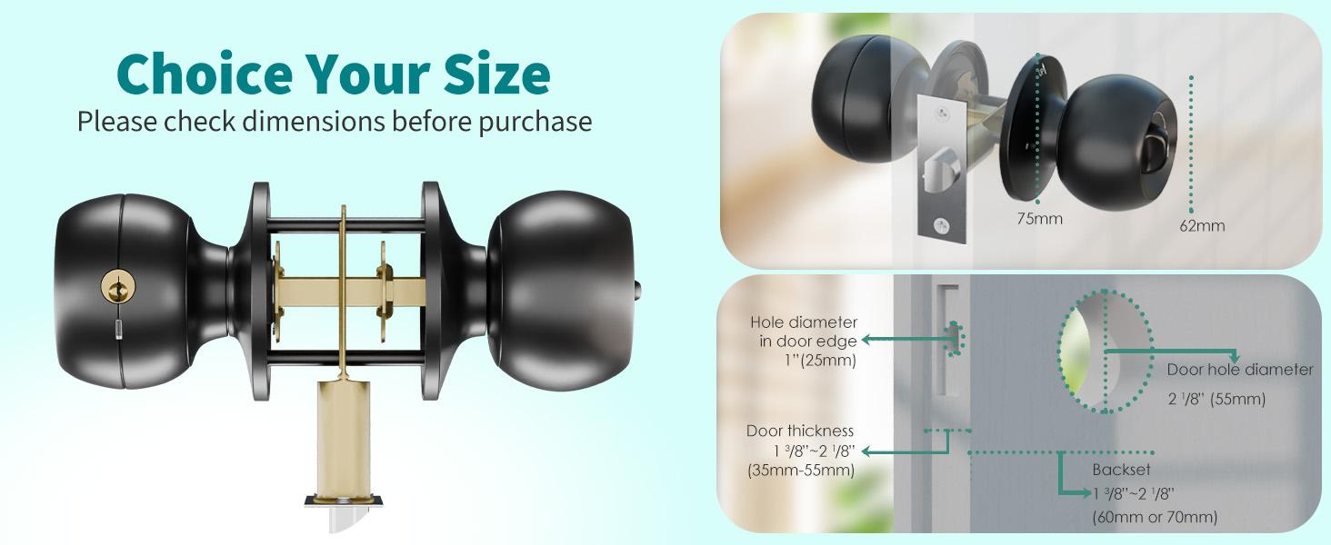 Valentine's Day Gift EuerTE Smart Lock Fingerprint Door Knob with App Control Key Type-C Port Emergency Charging Biometric Lock for Front Door Home Apartment Office FathersDayGift Valentine's Day Gift EuerTE Smart Lock Fingerprint Door Knob with App Control Key Type-C Port Emergency Charging Biometric Lock for Front Door Home Apartment Office FathersDayGift