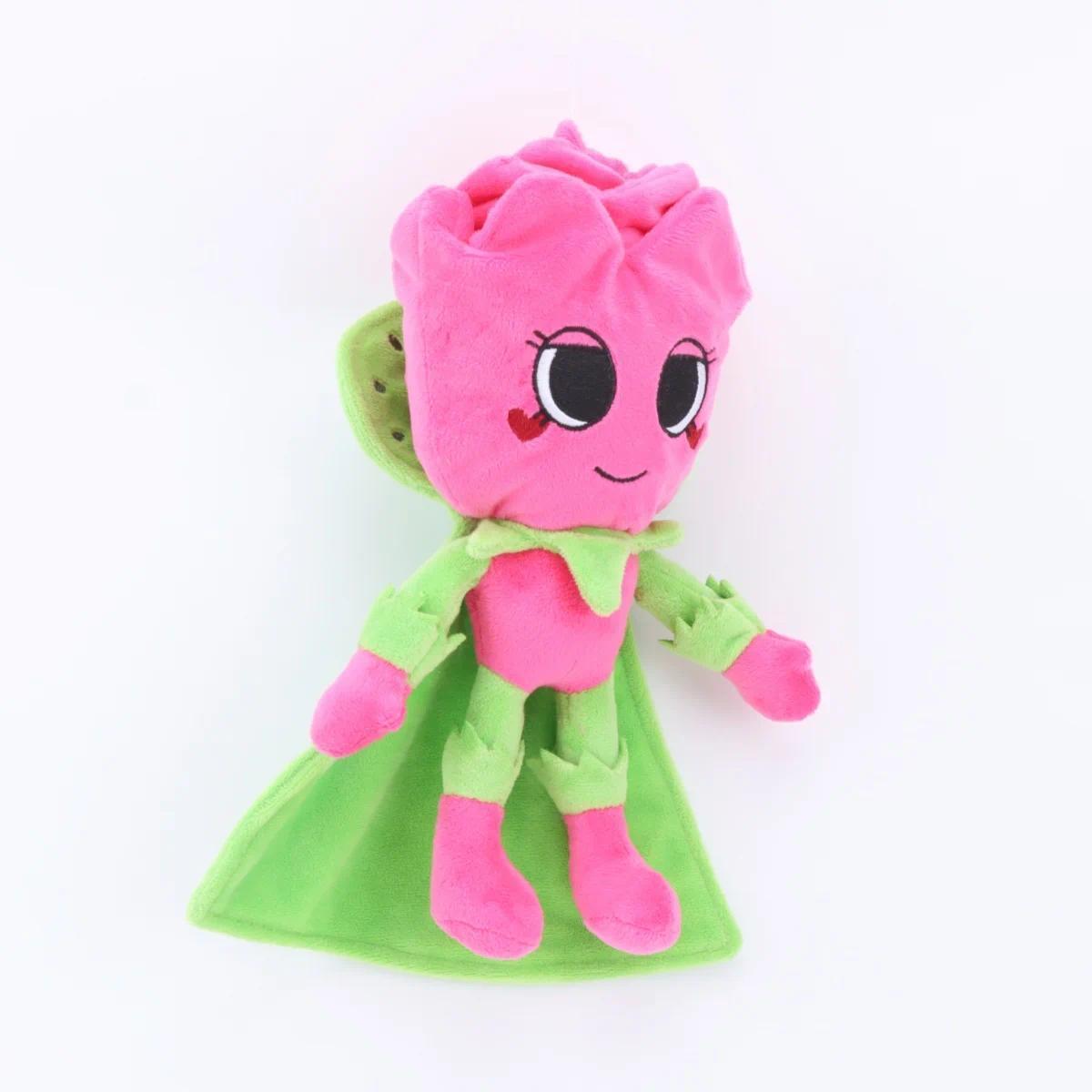 Kawaii Game Peripheral Plush Toy Rose Toy Beautiful Roses Plush Toy  Valentine's Day and New Year's Gift Christmas Birthday Gift