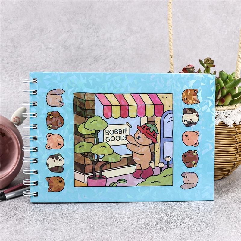 Bobbie Goods Coloring Book Luxury Edition for Adults & Teens, Comfortable Hygienic Design, Relaxing Stress Relief, Random Cover Color