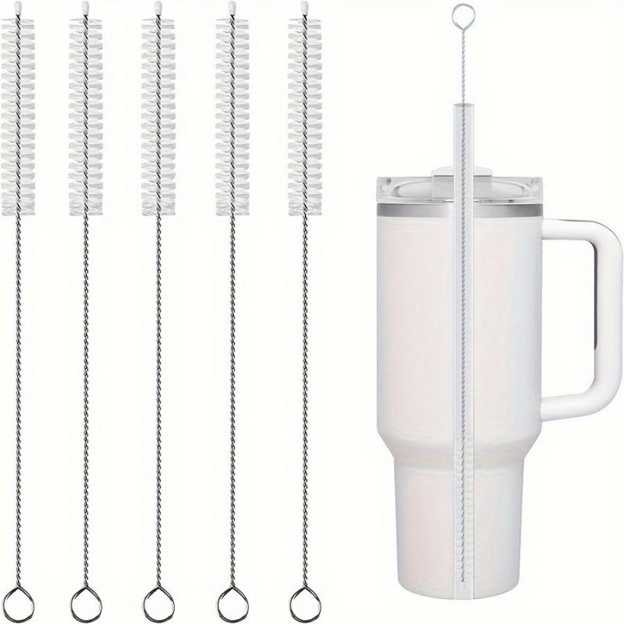 5 or 10 Pack Stainless Steel Effective Cleaning Brushes for Reusable Kitchen Tools, Perfect for Glassware and Metal Straws