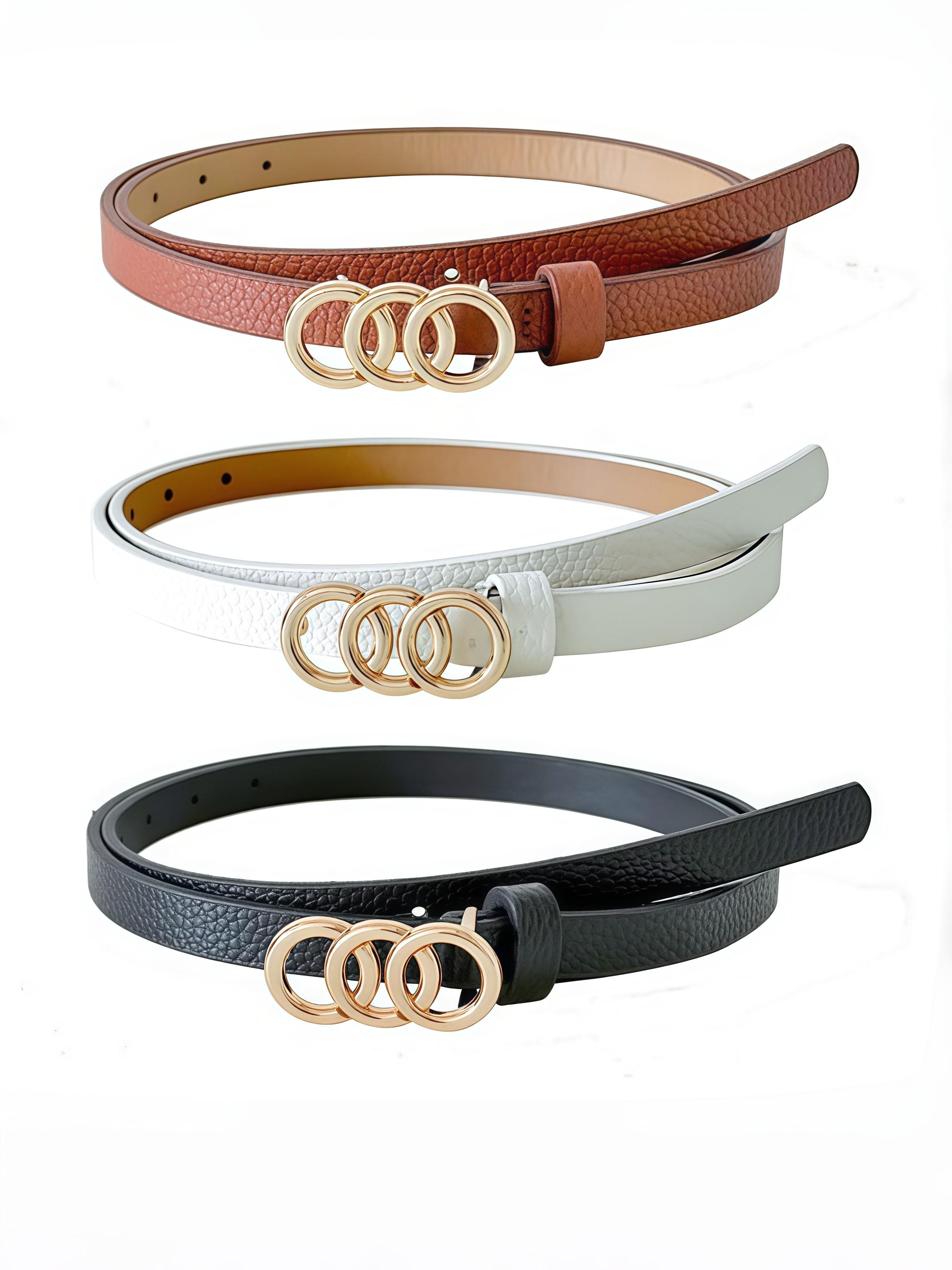 Women's Elegant Belted Waist Fashionable Versatile Dress and Jeans, Perfect for Daily Use and Office Style, Stylish and Comfortable