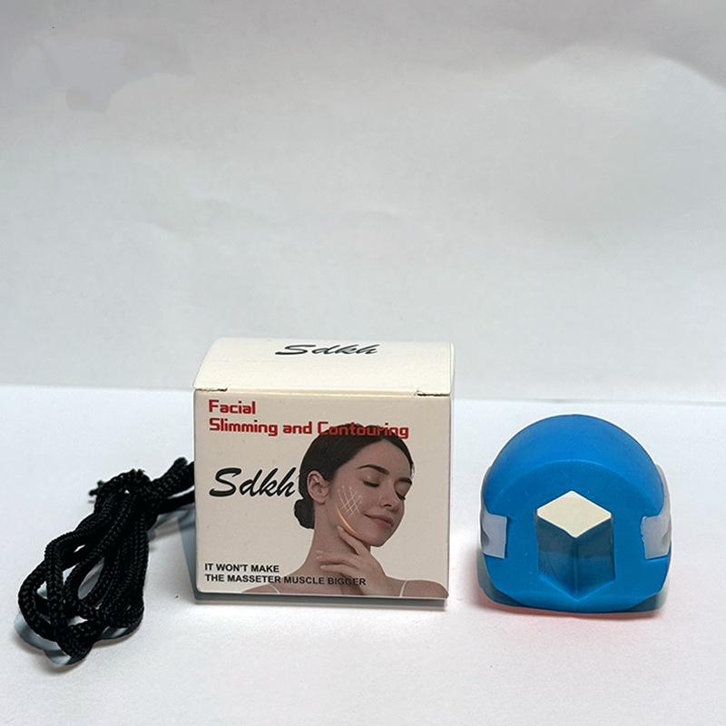 New Jaw Trainer Hanging Rope, Facial Muscle Training, Chin Line Exercise Ball, Suitable for Any Venue, Shape Jawline, Neck and Face Tightening