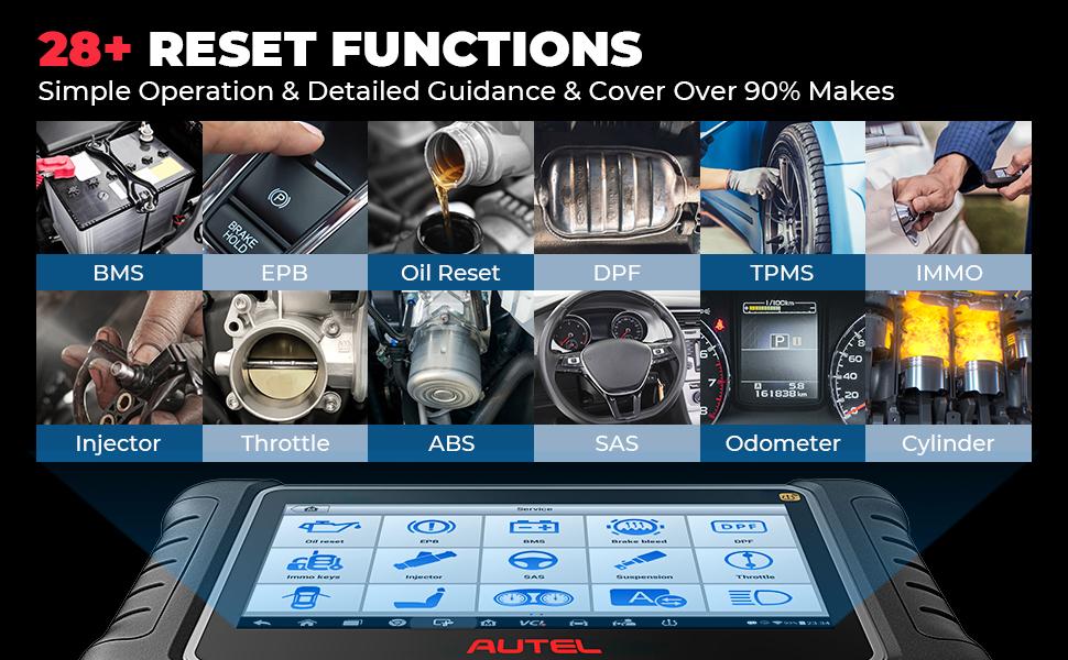 Autel MaxiCOM MK808S-TS Bidirectional Scanner: All-in-one TPMS Tool of MaxiCheck MX808S-TS, MK808 BT Pro, TS608 with TPMS Programming Relearn, 28 Service, Active Test, Android 11, FCA Autoauth Autel MaxiCOM MK808S-TS Bidirectional Scanner: All-in-one TPMS Tool of MaxiCheck MX808S-TS, MK808 BT Pro, TS608 with TPMS Programming Relearn, 28 Service, Active Test, Android 11, FCA Autoauth