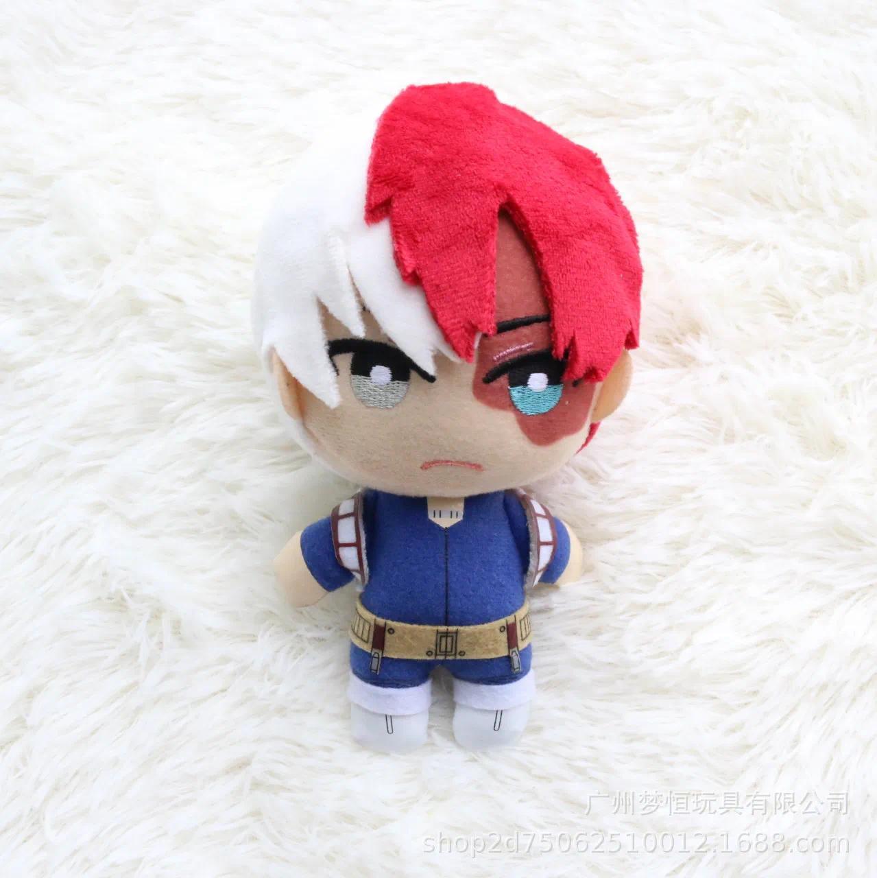 10/20cmAnime Midoriya Izuku Bakugou Katsuki Todoroki Shoto Plush Keychain Figure Cosplay Cartoon Accessories Props