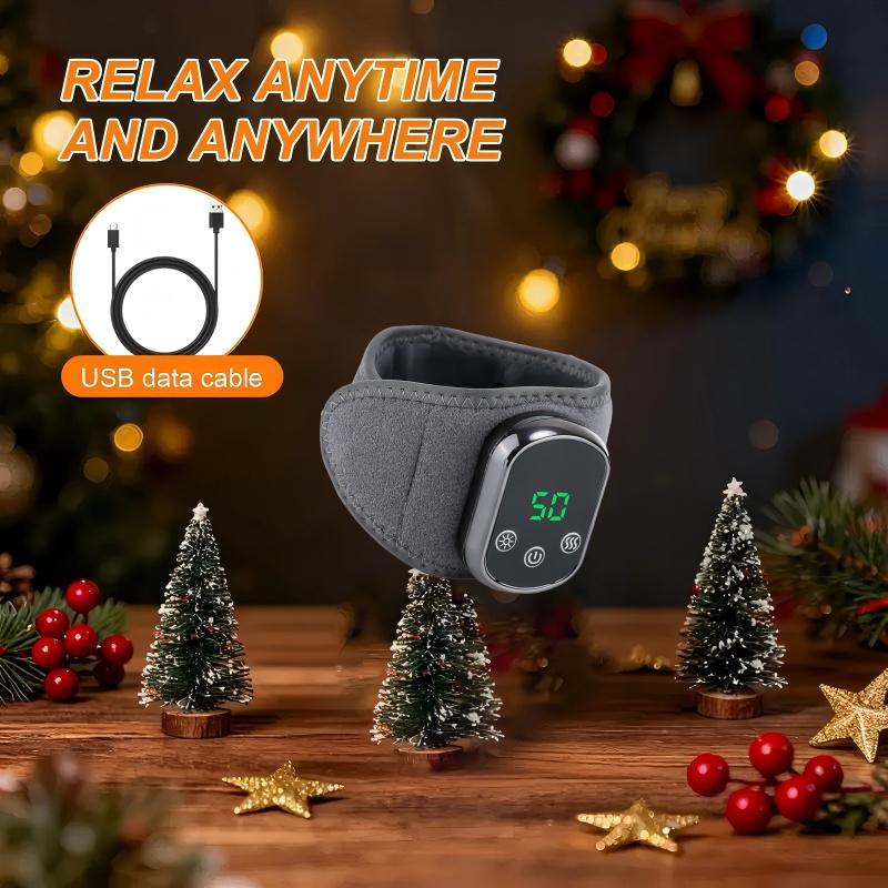 Wireless Wrist Heating Pad, Rechargeable Portable Hand Care Device, Smart Massage for Men and Women, Home Use Warmth Therapy