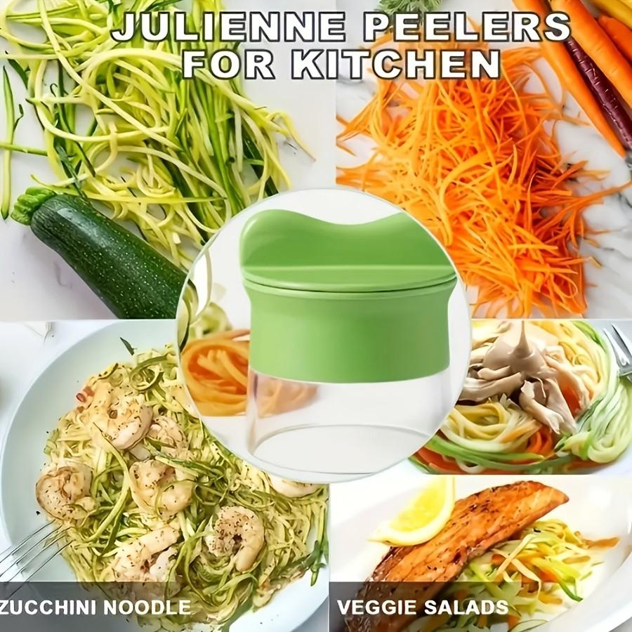 1pc Multi-Functional Spiral Vegetable Slicer, Handheld Veggie Grater, Carrot Cucumber Zucchini Cutter, Kitchen Salad Tool, Gift Idea