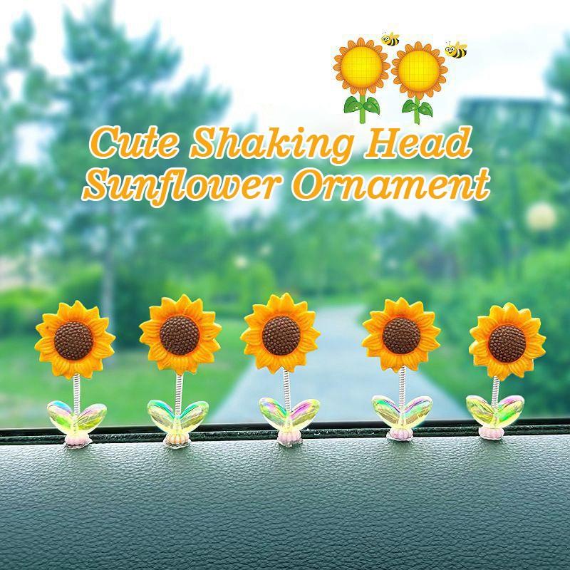 Sunflower Car Dashboard Decorations, Cute Bobblehead Sunflower, Fun Car Accessory, Car Ornament, Perfect for Dashboard Decoration, Enhance Your Ride Style Sunflower Car Dashboard Decorations, Cute Bobblehead Sunflower, Fun Car Accessory, Car Ornament, Perfect for Dashboard Decoration, Enhance Your Ride Style
