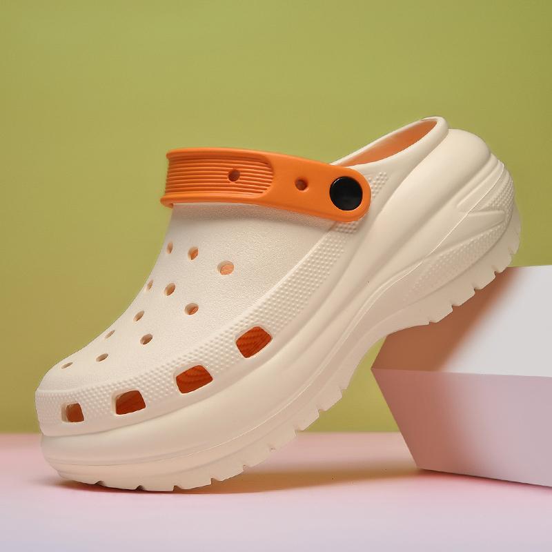 Classic Thick Sole Cloud Shoes for Men and Women, Eva Material, Casual Style, All Seasons, Solid Pattern, Less Than Ankle Height