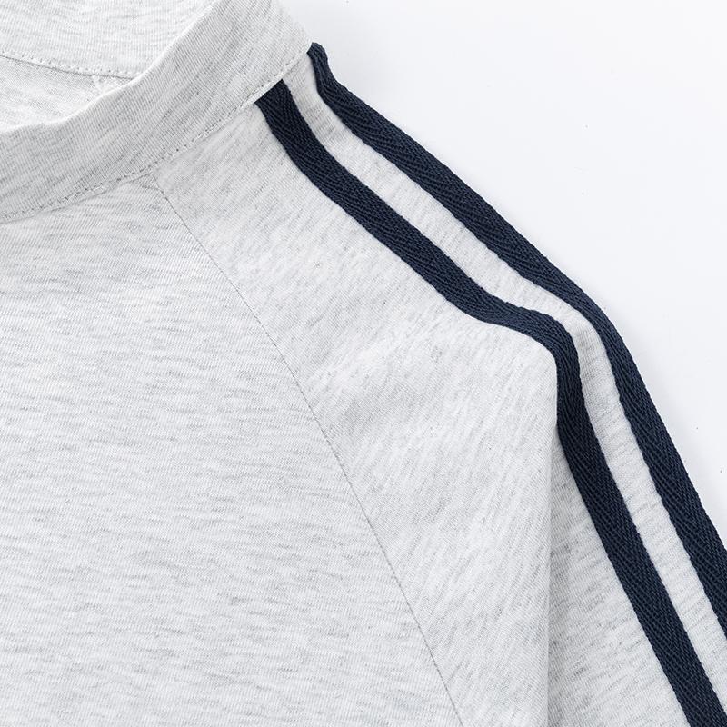 3PCS Men's Half Zip Stand Collar Short Sleeve Polo Shirts, Contrast 3 Stripes On Shoulder Loose Raglan Drop Shoulder Stretch Fabric Breathable Sweat-Wicking Solid Retro Sports Casual Versatile Summer Daily Commute Tops For Young Men, More Colors Available