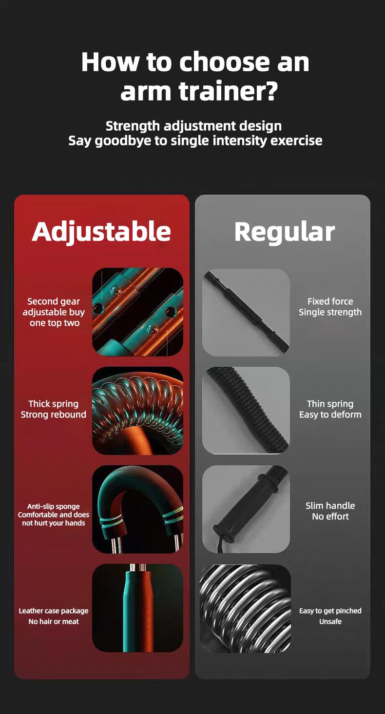 U-shaped Multifunctional Arm Strength Trainer, Chest Exercise Equipment, Portable Spring Resistance Band with 2 Adjustable Gears, Detachable Design, Comfortable Grip, Home Fitness Equipment U-shaped Multifunctional Arm Strength Trainer, Chest Exercise Equipment, Portable Spring Resistance Band with 2 Adjustable Gears, Detachable Design, Comfortable Grip, Home Fitness Equipment