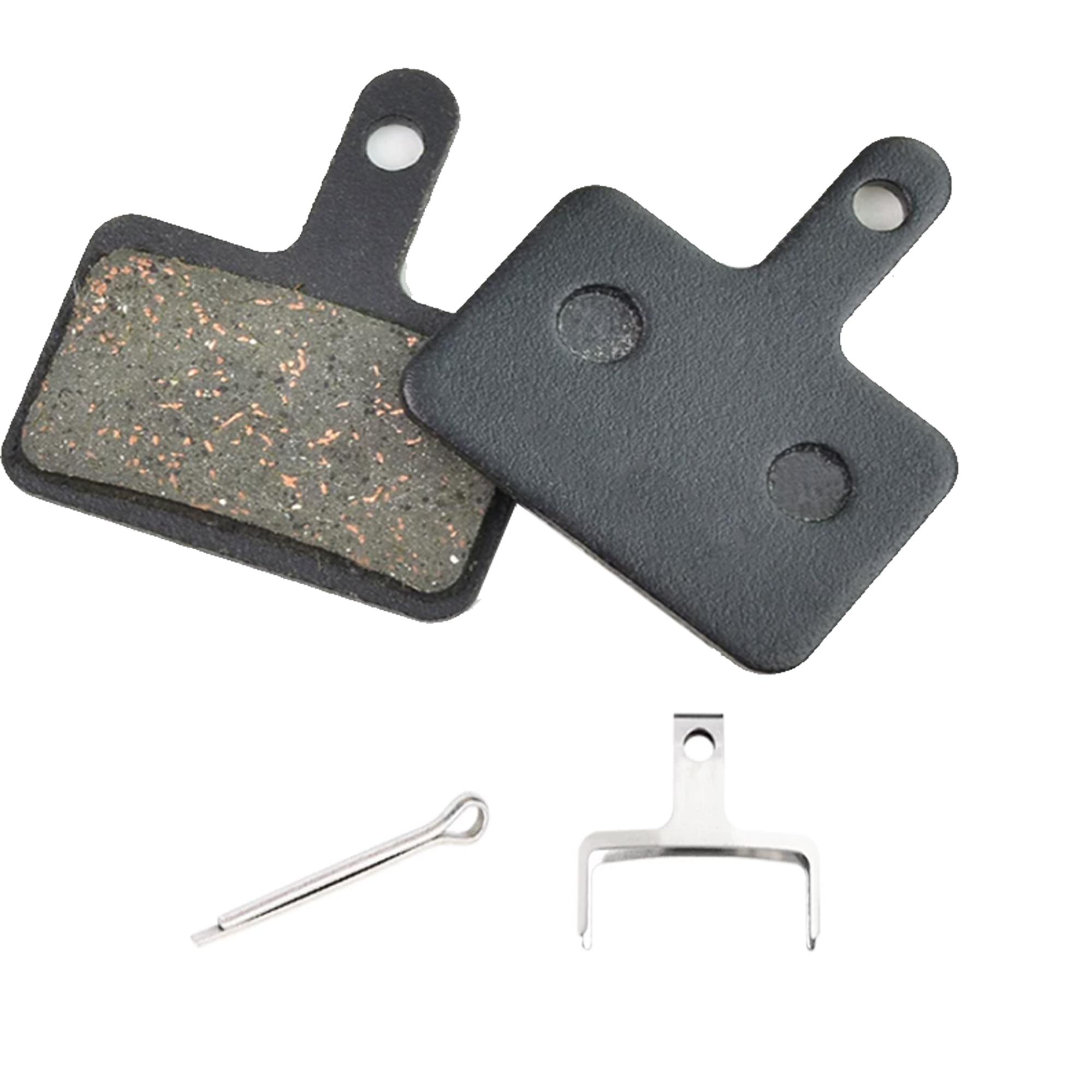Resin Brake Pads Disc Brakes Metal Resin Brake Pads Compatible with Shimano, Durable and Reliable Brake Components for Cycling Bicycle Parts Brakes MTB