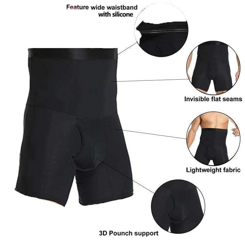 Men High Waist Shaperwear High elasticity Control Belly Panties Compression Underwear Abdomen Belly Shaper Shorts Plus Size Men High Waist Shaperwear High elasticity Control Belly Panties Compression Underwear Abdomen Belly Shaper Shorts Plus Size