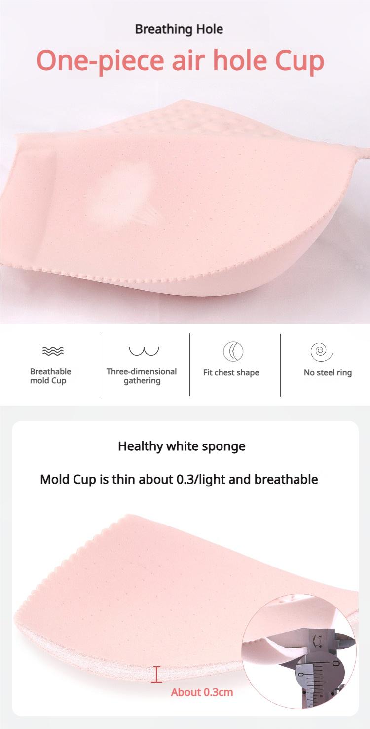 Push Up Wire Free Bra with Adjustable Sexy Front Closure Rose Inspired Cross Back Seamless and Side Support Perfect for Daily Wear