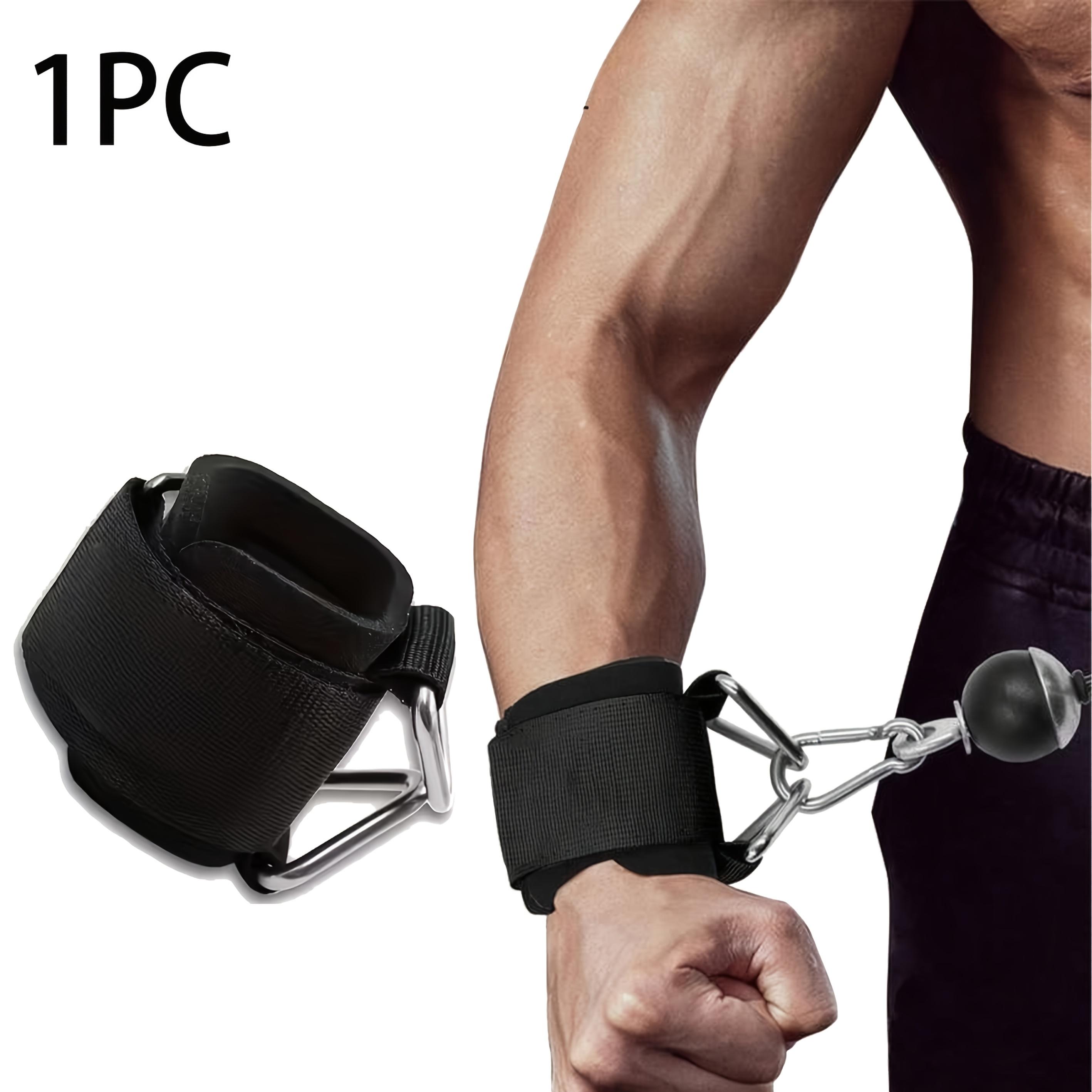 Adjustable fitness wristband with anti-slip design, heavy-duty adjustable fitness wristband - suitable for cable machines, weightlifting, pull-ups, gym and home fitness training assistance, fitness accessories, strength training equipment