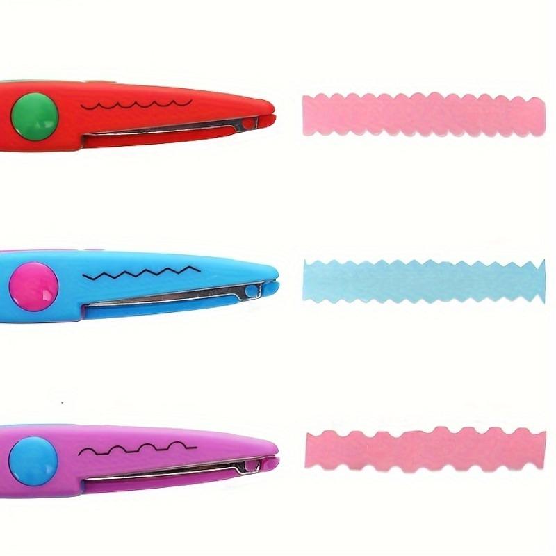 Colorful Scissors Set, 6 Counts/set DIY Scrapbooking Scissors, Student Interesting Trimming Scissors for School Supplies, Cutting Supplies, Gift for Kids