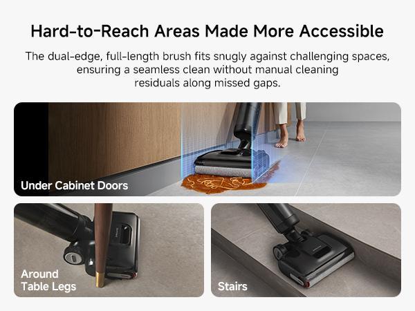 【LIVE】DREAME H12 Pro FlexReach Wet Dry Vacuum Cleaner, 0 Tangle Cordless Vacuum Mop All-in-One for Hard Floors, 180° Lie-Flat Floor Cleaner Machine with 194°F Hot Self-Cleaning, 50Mins Runtime【LIVE】