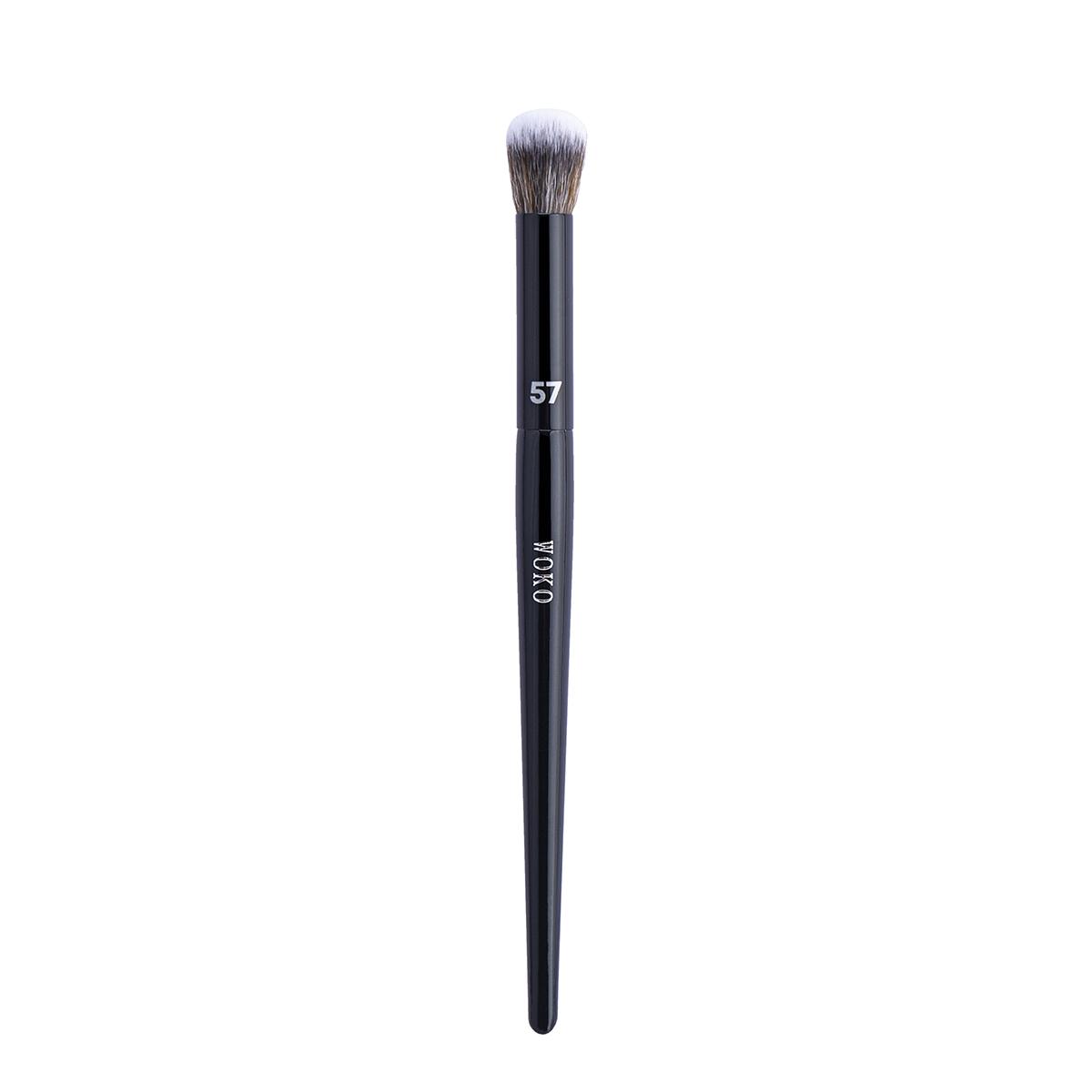 57 Round Head Concealer Makeup Brush, Face Concealer Liquid Blending Brush, Circular Buffing Motions, Blend and Cover Imperfections