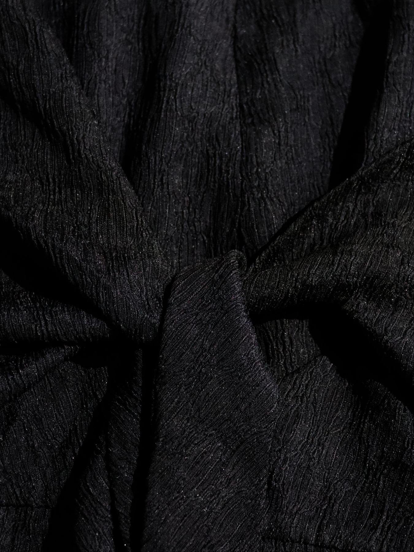 Plus Size Elegant Dress – V Neck Tie Waist Long Sleeve Gown, Party Evening Essential, Slim Fit, Spring & Fall Fashion